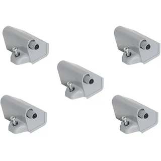 Rauch Möbel ZUBEHÖR, Drehtürendämpfer, 5er-Set, Soft-Close, für Drehtürenschränke von Rauch mit Einer Schranktiefe von 54 cm, Maße 45x3,3x7cm
