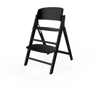 CYBEX Gold CLICK & FOLD Hochstuhl, Mitwachsend, 3-99 Jahre, Verwendbar ab Geburt durch separate Aufsätze, Buchenholz, Stunning Black