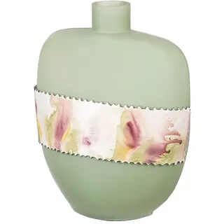 Gilde »Vase bauchig« aus Glas, wasserdicht, Tiefe 12 cm,