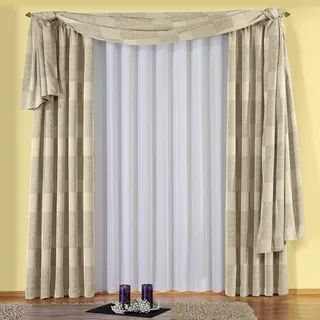 Wirth Gardine »Vanessa« Faltenband 1 Stk. tlg. Store, weiß