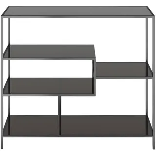 Kare Bücherregal 100 x 115 x 30 cm Schwarz