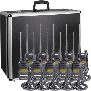 Alinco Team-Set DJ-A-446 EMS-76 150108 PMR-Handfunkgerät 10er Set
