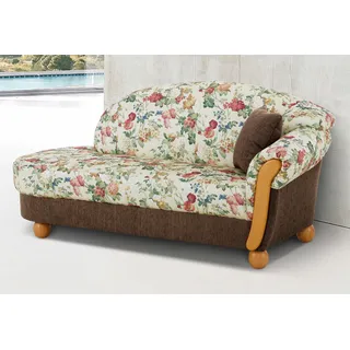 Home Affaire Ottomane »Milano, bequemes solitär Sofa im Landhaus-Stil, B/T/H 181/79/83cm«, braun