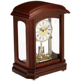 Bulova B1848 Nordale Clock, Walnut Finish