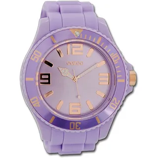 Oozoo Unisex Armbanduhr Vintage Series Analog Silikon lila UOC5036A