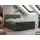 MKS Boxspringbett 180x200 Bett 180x200 mit Matratze und Topper Boxspringbett mit Bettkästen Doppelbett LOPE 180x200 Dunkelgrau Struktur H3 Dunkelgrau