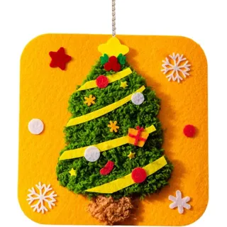 INF DIY Weihnachtsbaum Nähset - Filz Bastelset für festlichen Spaß