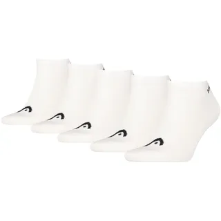 Head Sneakersocken 5 Paare Weiß 39-42