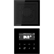 JUNG Smart Radio DABLS1SW DAB+ Set Mono (Radio Tuner), HiFi Komponente, Schwarz