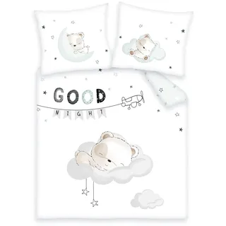 Herding Baby Best Babybettwäsche "Sleeping little bear, 2, Wendebettwäsche, multicolour