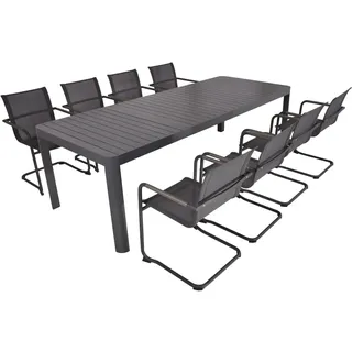 Garden Pleasure »AMIRA« 9-teilig Anthrazit