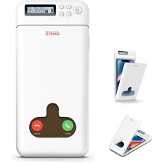 iDiskk Handy-Sperrbox mit Timer,Handy gefängnis, iPhone Timer Box,Handy Safe für Android Sumsung/Google/iPhone Handy-Sperrbox für Kinder/Schüler/Eltern für mehr Konzentration (Weiß)