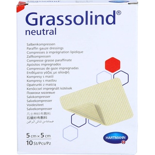 ACA Müller / ADAG Pharma GRASSOLIND Salbenkompressen 5x5cm steril