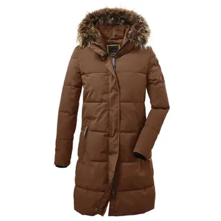 G.I.G.A. DX Wintermantel Funktionsparka in Daunenoptik mit Kapuze braun Damen