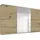 Schwebetürenschrank TOMA 360 x 210 x 62 cm Braun/Grau