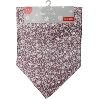 Home Styling Collection Tischläufer Rentiere 150 cm , Lila , Textil , 32x1x150 cm , Dekoration, Weihnachtsdekoration
