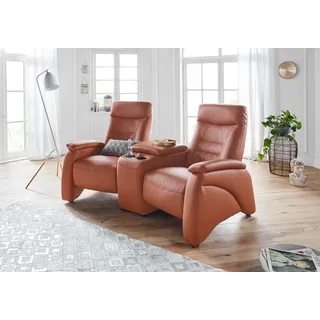 exxpo - sofa fashion 2,5-Sitzer »Ascoli, Kinosofa mit hohem Sitzkomfort, bequeme Armlehnen«, inkl. Relaxfunktion, mit Ablage und Staufach, hohe Rückenlehne braun