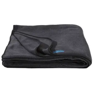 Cocoon Fleece Decke 200 x 160 cm Blau/Grau