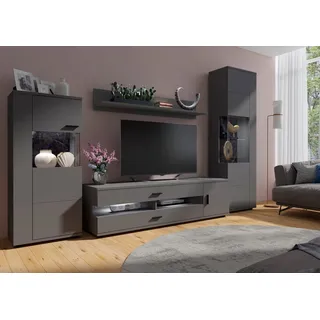 otto home Wohnwand »Henley« Set, 4 Stk. tlg., grau