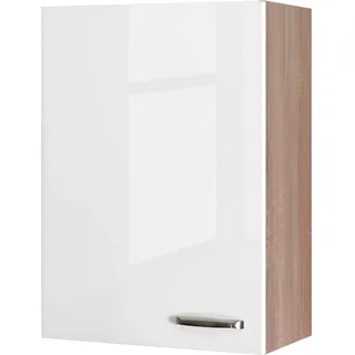 Flex-Well Hängeschrank Valero 60 x 89 x 32 cm Hochglanz Weiß