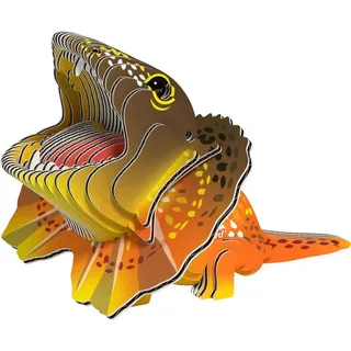 Eugy 3D Puzzle - Eidechse - Bastelset aus Karton für Kinder