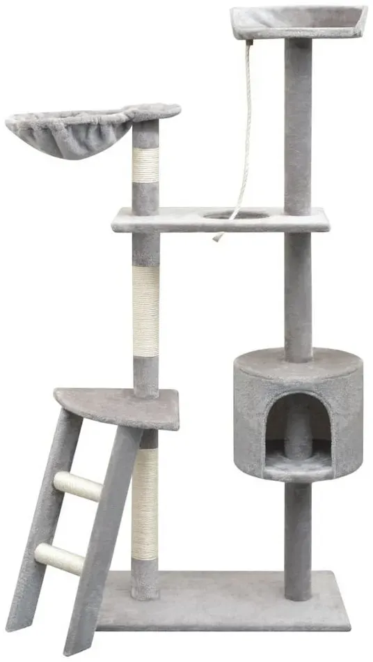 Bild von Katzen-Kratzbaum 150 cm Grau