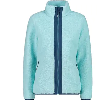 CMP - Damen-Teddyjacke aus recyceltem Polyester, Kristallblau, D40