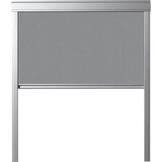 BAUBAY Verdunkelungs-Rollo CK04 | C04 | C4A | C4R für Dachfenster VELUX | BALIO | DAKSTRA | RoofLITE+ | SOLSTRO - Fast vollständige Verdunkelung | stufenlose Positionierung - Grau