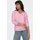 V-Ausschnitt-Pullover Rosa L