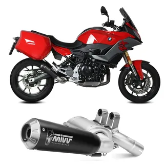 MIVV Dakar Bmw F 900 Gs 2024-2024 Homologierter Slip On Schalldämpfer - Black - Homologated