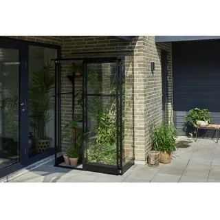 Juliana Qube Lean-To 24 Alu Schwarz ESG 3 mm 0,8 m2