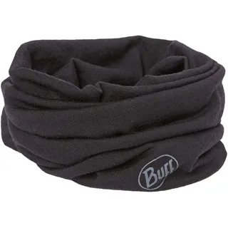 Buff Merino Wool Nackenwärmer - Solid Black