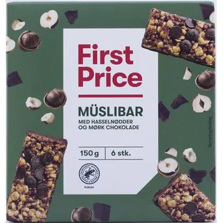 Müsli riegel choko/hassel 6 stück - 150 g