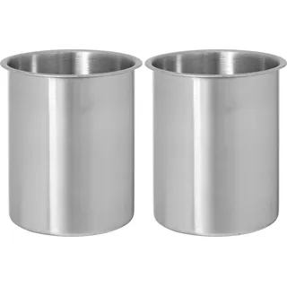 Moritz 2x Edelstahl Dose für Ethanol 500 ml Bioethanol Brenngel Dose Tischkamin Tischfeuer Kamin