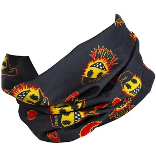 O'Neal O‘Neal | Halstuch Schlauch-Schal | Mountainbike Motocross Motorrad | Ungesäumt, Bequemes Material, elastischer Stoff | Neckwarmer Emoji | Unisex | Schwarz Gelb | Einheitsgröße