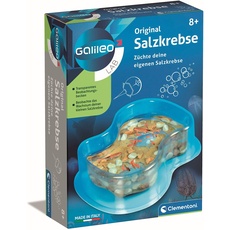 Clementoni Galileo Lab – Original Salzkrebse, Züchten & Beobachten von Urzeitkrebsen, Spielzeug für Kinder ab 8 Jahren, Biologie zum Anfassen, für kleine Forscher von Clementoni 69937