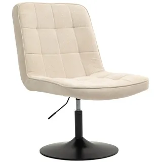 Svita HENRY Loungestuhl Cocktailsessel Drehfuß Loungesessel Beige