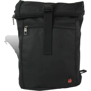 Travel N Meet Freizeitrucksack, Rucksack gepolstert schwarz Herren D2ORD4212S - Schwarz