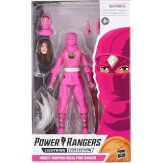 Power Rangers Lightning Collection Mighty Morphin Ninja Ranger-Figur, 15 cm, Rosa - Rosa