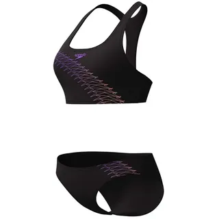 Speedo Placement Bikini - Bright Peach - UK 36