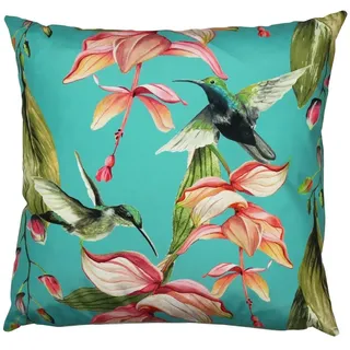 furn. Evans Lichfield Hummingbird Florale Outdoor -Kissenbedeckung