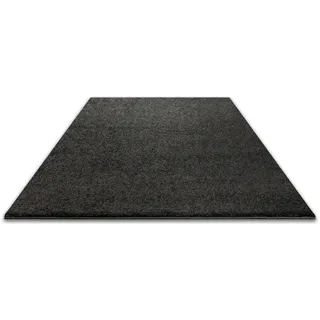 WECON HOME Manta Hochflorteppich 200 x 200 cm Grau
