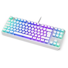 Bild von Thock TKL Pudding, Onyx White, PBT, LEDs RGB, Kailh BROWN, USB, DE (EY5D012)