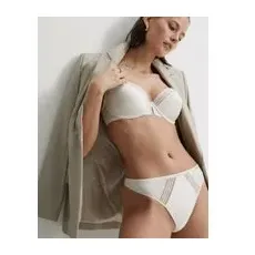 Womens Autograph Satin-Tanga „Porto“ - Ivory, Ivory, 8