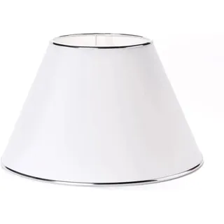 Orion Lightstyle Lampenschirm Stehlampe 40 cm Konisch E27 Weiß Chrom