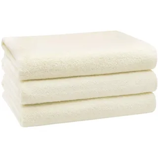 ZOLLNER Handtuchset 70 x 140 cm beige 3 St.