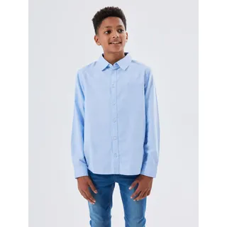 Name It Langarmhemd »NKMNEWSA LS SHIRT NOOS«, blau