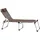 Dreibeinliege Sole 214 x 70 x 45 cm Taupe