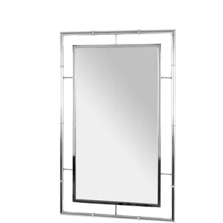 Haku-Möbel Wandspiegel 50 x 80 cm Silber