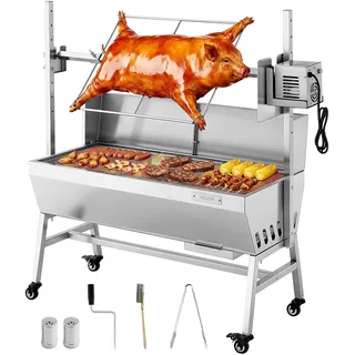 Vevor Drehspießgrill 38 W weiß